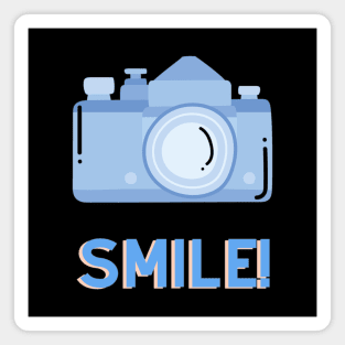 Smile! - Photographer/Camera (BLUE) Magnet